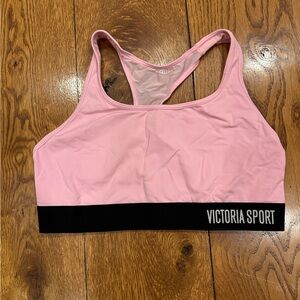 Pink Victoria Secret Racerback Sports Bra